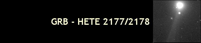 GRB - HETE 2177/2178