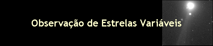 Observa��o de Estrelas Vari�veis